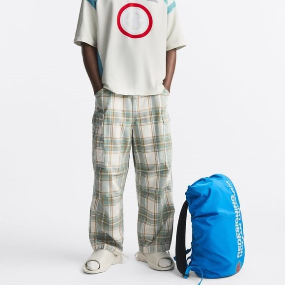 Zara Jeans Plaid Cargo Pants X Rhuigi Limited Edition Poshmark